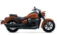 New 2017 SUZUKI BOULEVARD C90 B.O.S.S. METALLIC FOX ORANGE Performance never looked so good, or so dark. The Suzuki Boulevard C90 B.O.S.S. rewards you with a striking combination of blacked-out styling and heart-pounding performance, thanks to its 90-cubic-inch, fuel-injected V-twin engine. Along with the aggressive Blacked Out Special Suzuki (B.O.S.S.) styling and stunning performance, this bike features a spacious riding position and large floorboards for comfortable cruising, matched by precise agile handling provided by its rigid chassis and advanced suspension.